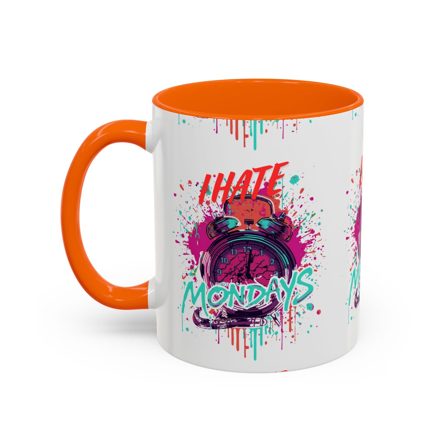 I Hate Mondays Accent Mug