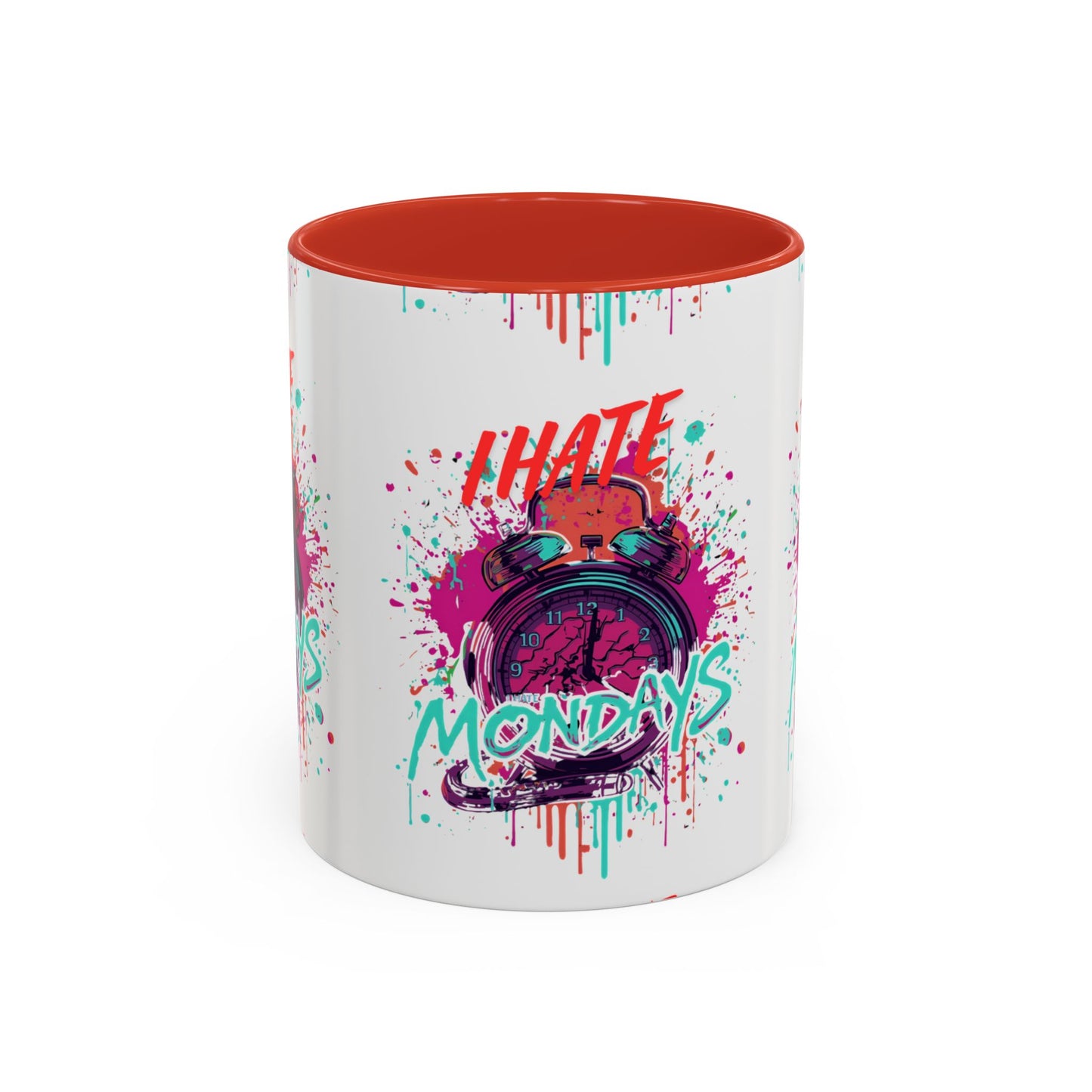 I Hate Mondays Accent Mug