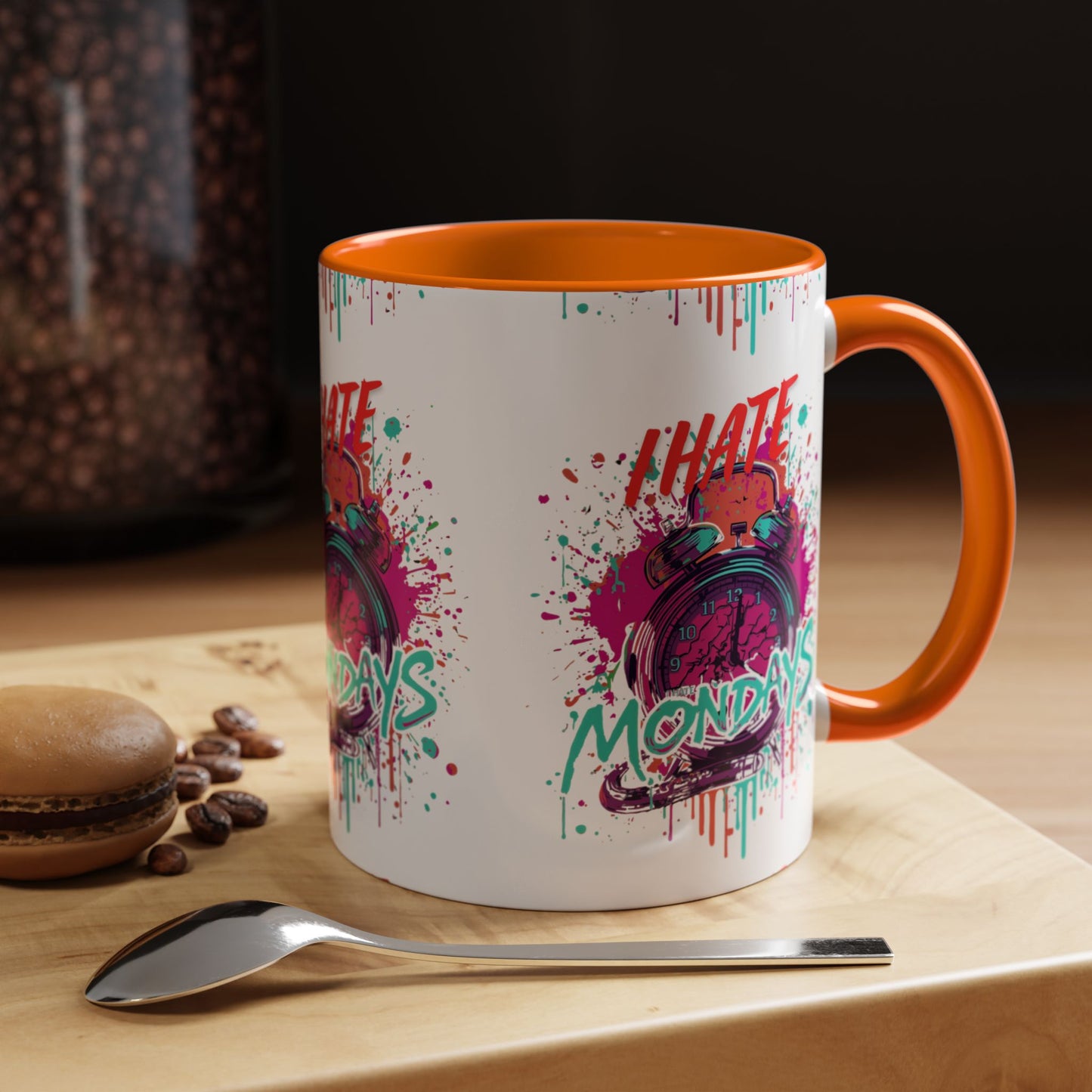 I Hate Mondays Accent Mug