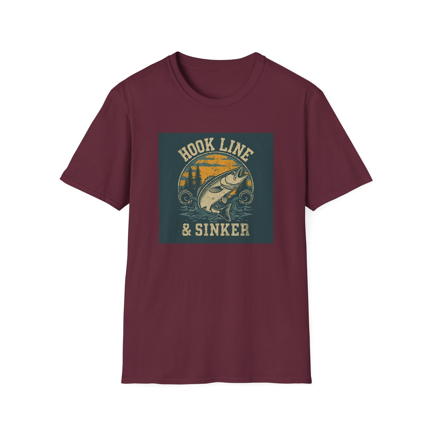 Hook Line & Sinker Fishing T-Shirt for Outdoors Enthusiasts