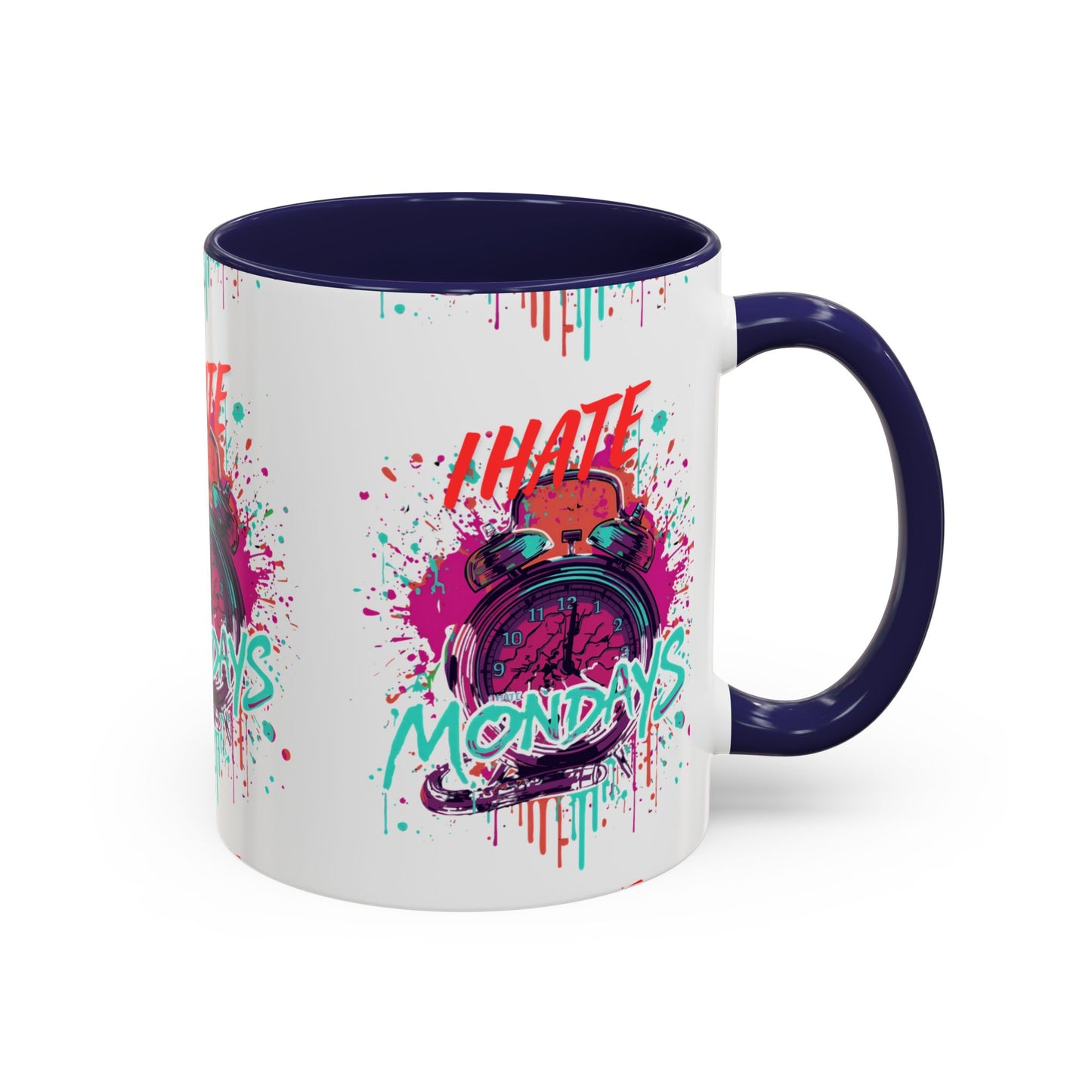 I Hate Mondays Accent Mug