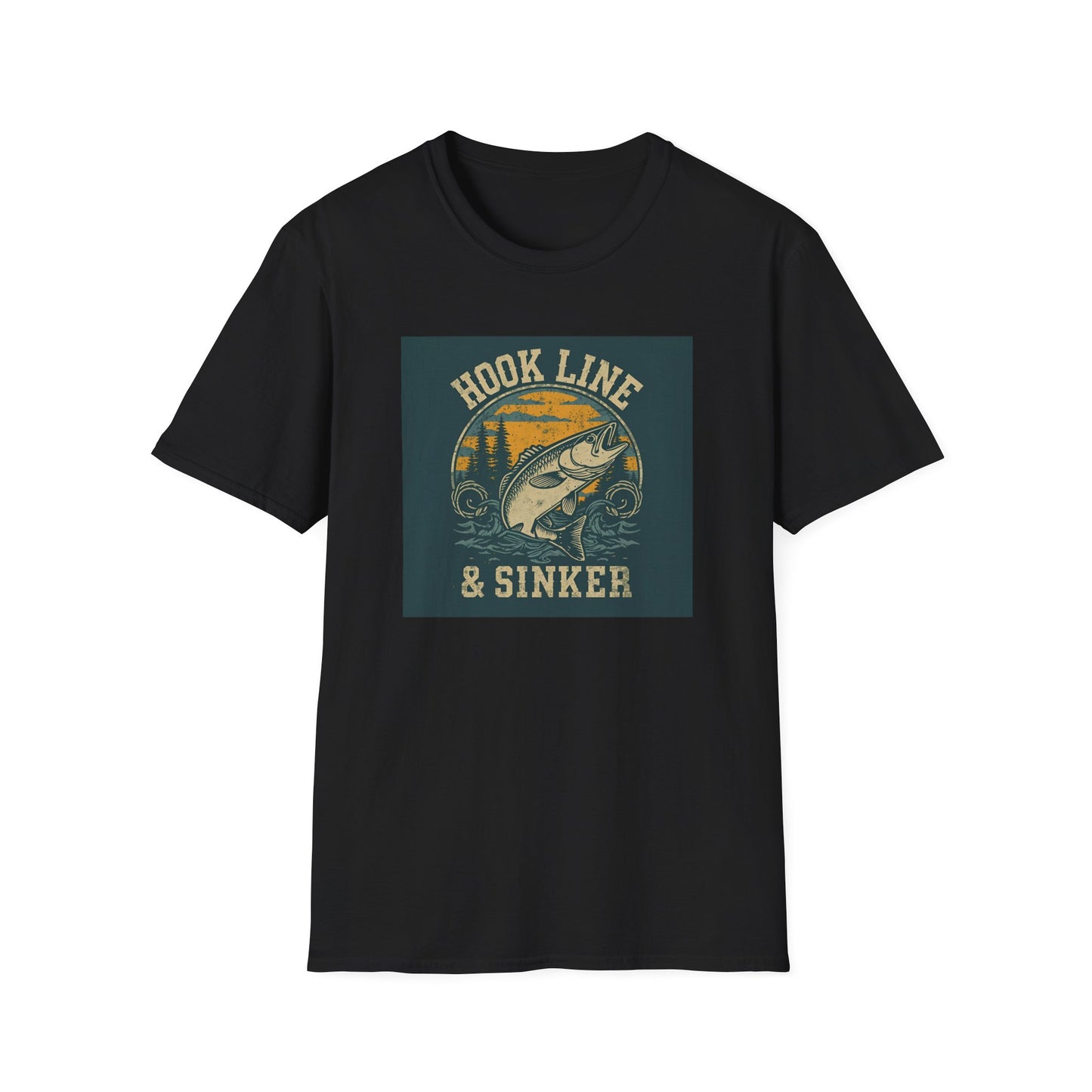 Hook Line & Sinker Fishing T-Shirt for Outdoors Enthusiasts