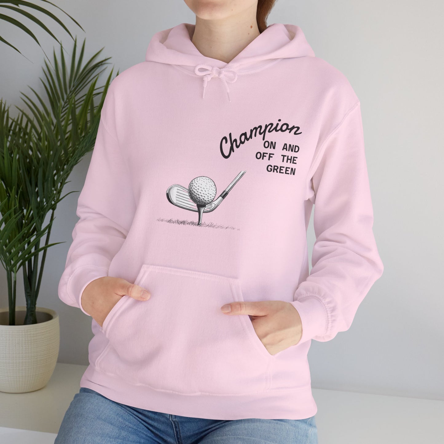 Golf Champion Hoodie, Unisex Golf Sweatshirt, Sports Gift for Him/Her, Casual Golf Apparel, Golf Lover Outfit