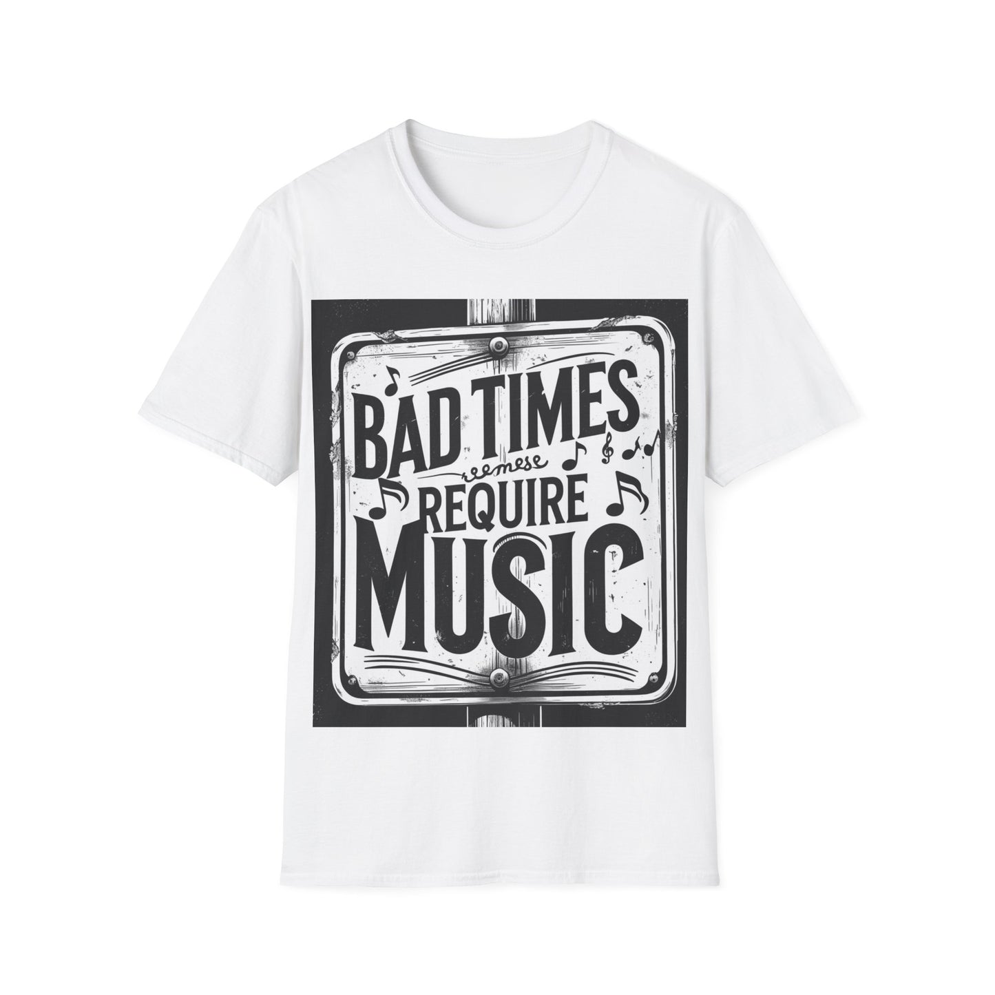 Unisex Softstyle T-Shirt, Unique Music Lover Graphic Tee, Cool Retro Concert Shirt, Vintage Band Fan Apparel, Gift for Musicians