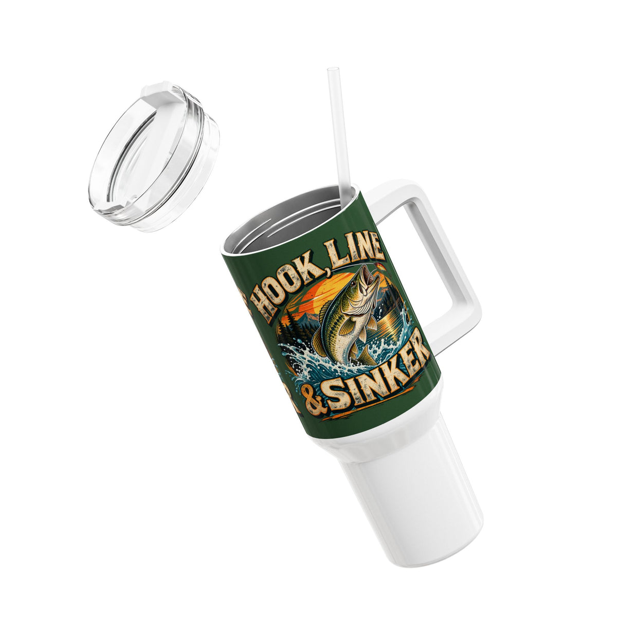 Hook, Line & Sinker 40oz Tumbler – Vintage Fishing Tumbler