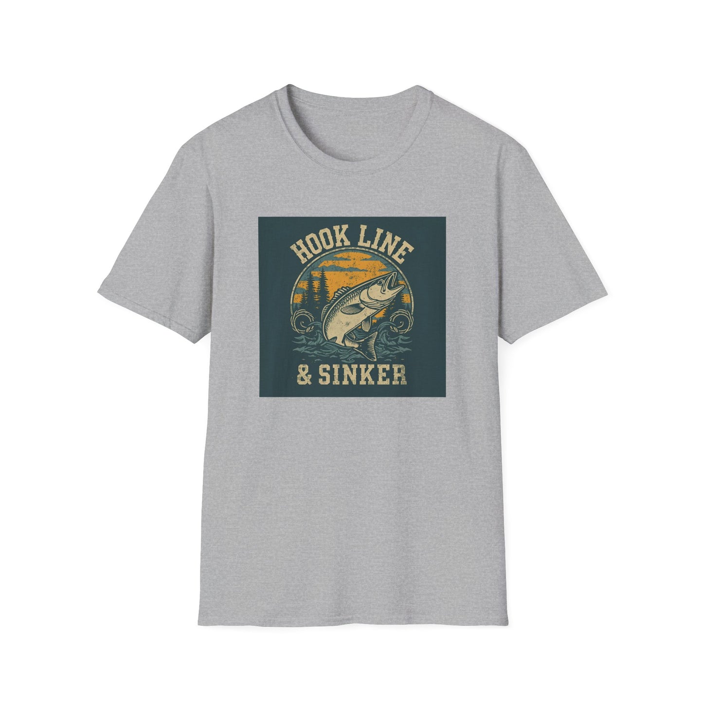 Hook Line & Sinker Fishing T-Shirt for Outdoors Enthusiasts