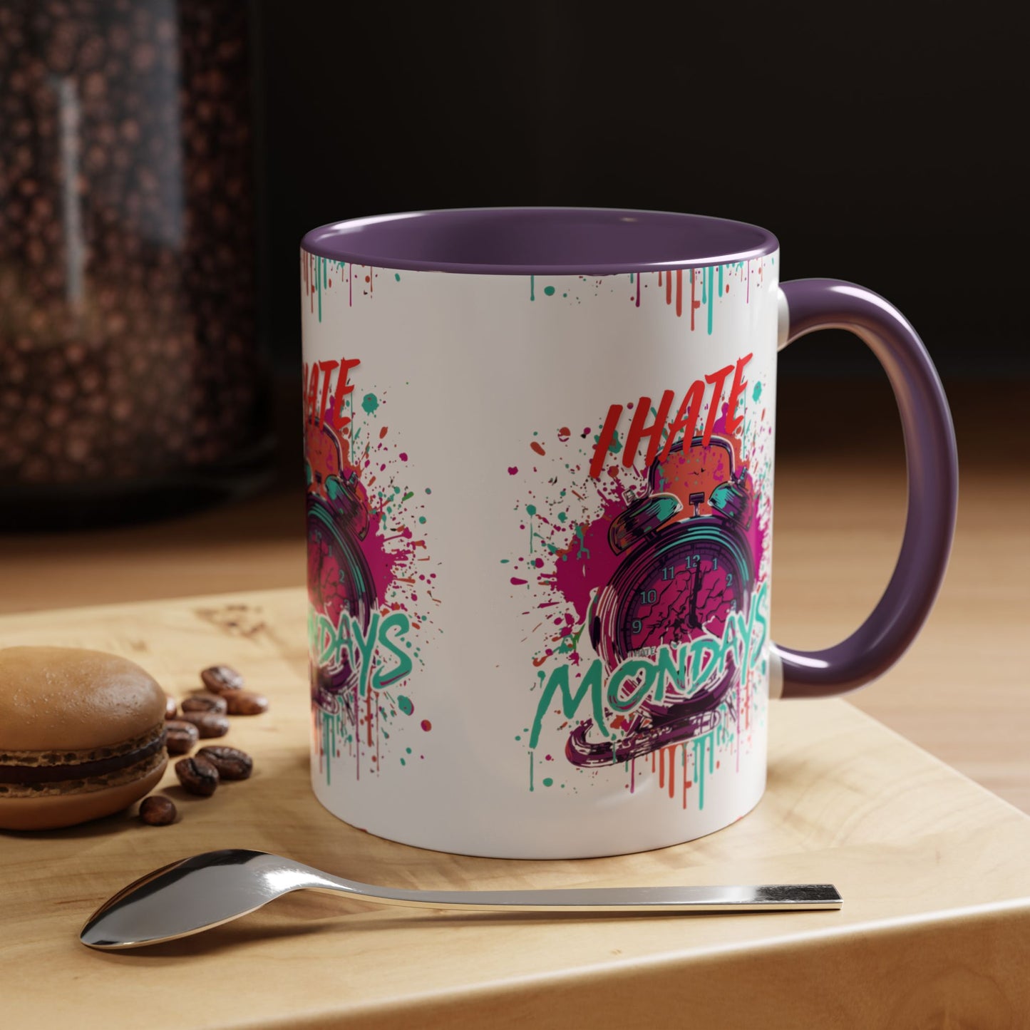 I Hate Mondays Accent Mug