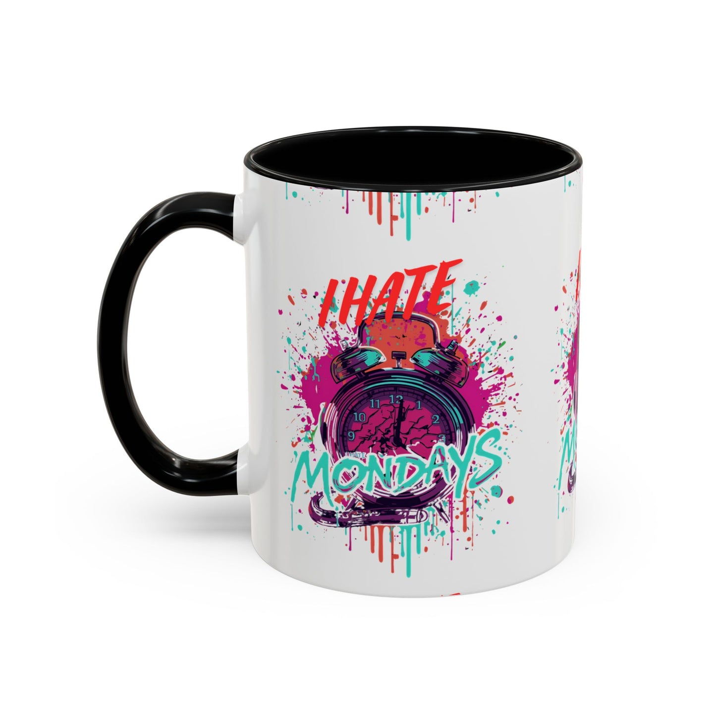 I Hate Mondays Accent Mug