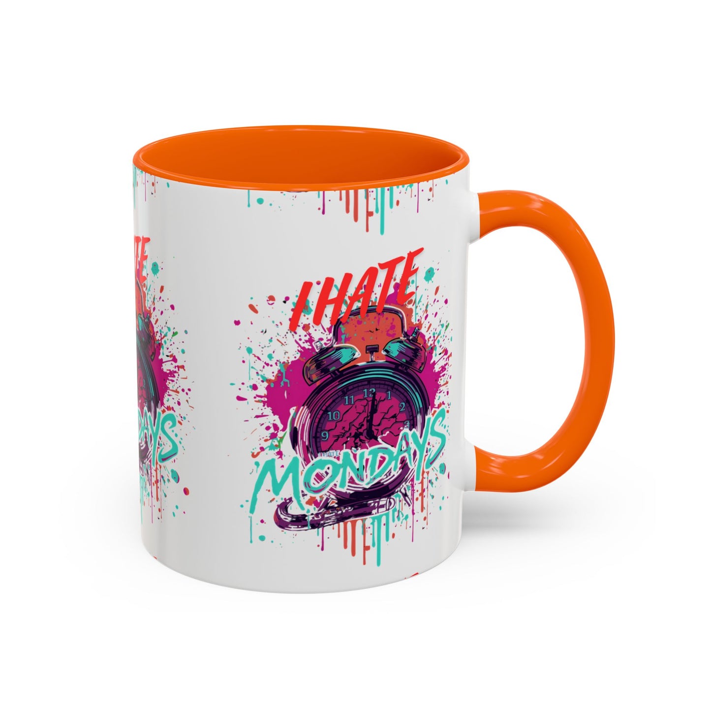 I Hate Mondays Accent Mug