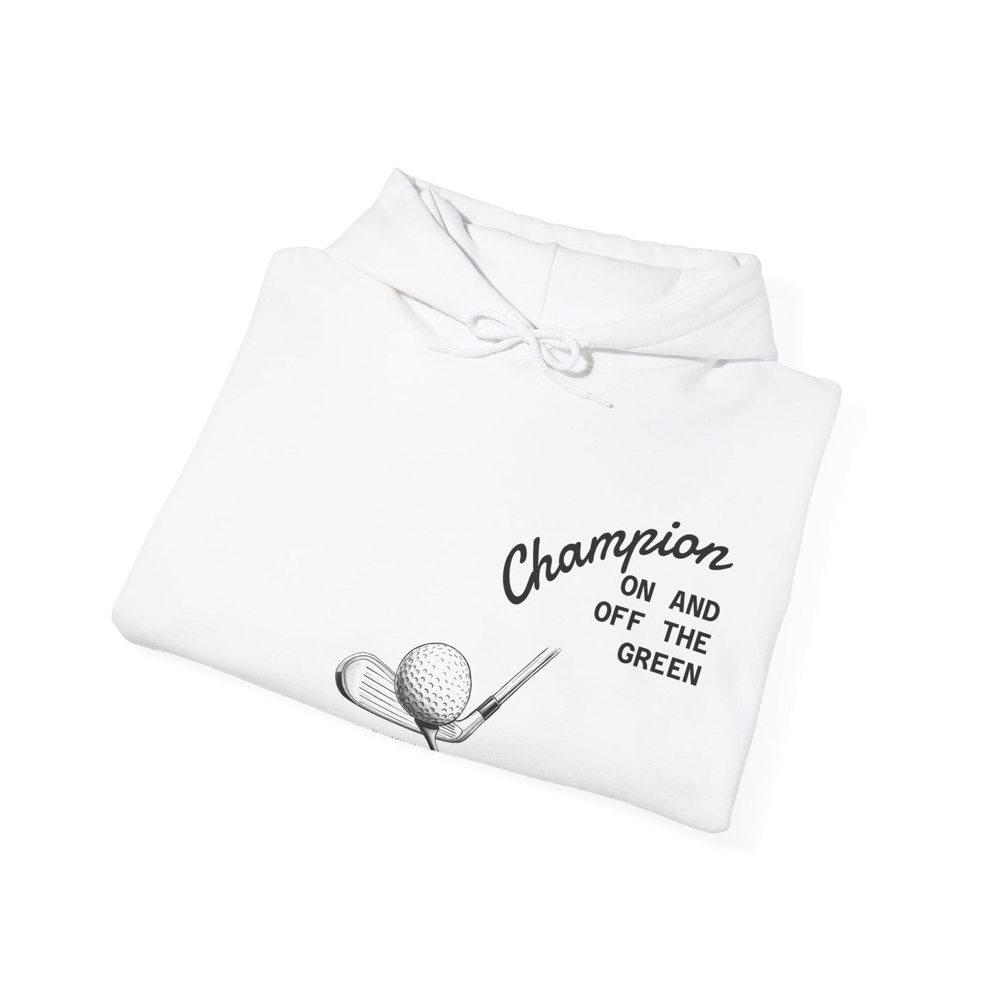 Golf Champion Hoodie, Unisex Golf Sweatshirt, Sports Gift for Him/Her, Casual Golf Apparel, Golf Lover Outfit