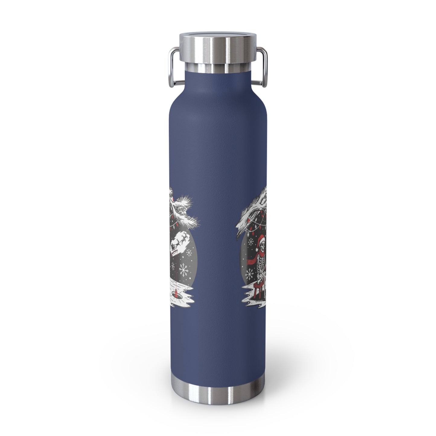 Merry Fishing Christmas Insulated Flask – Festive Fishing Bottle