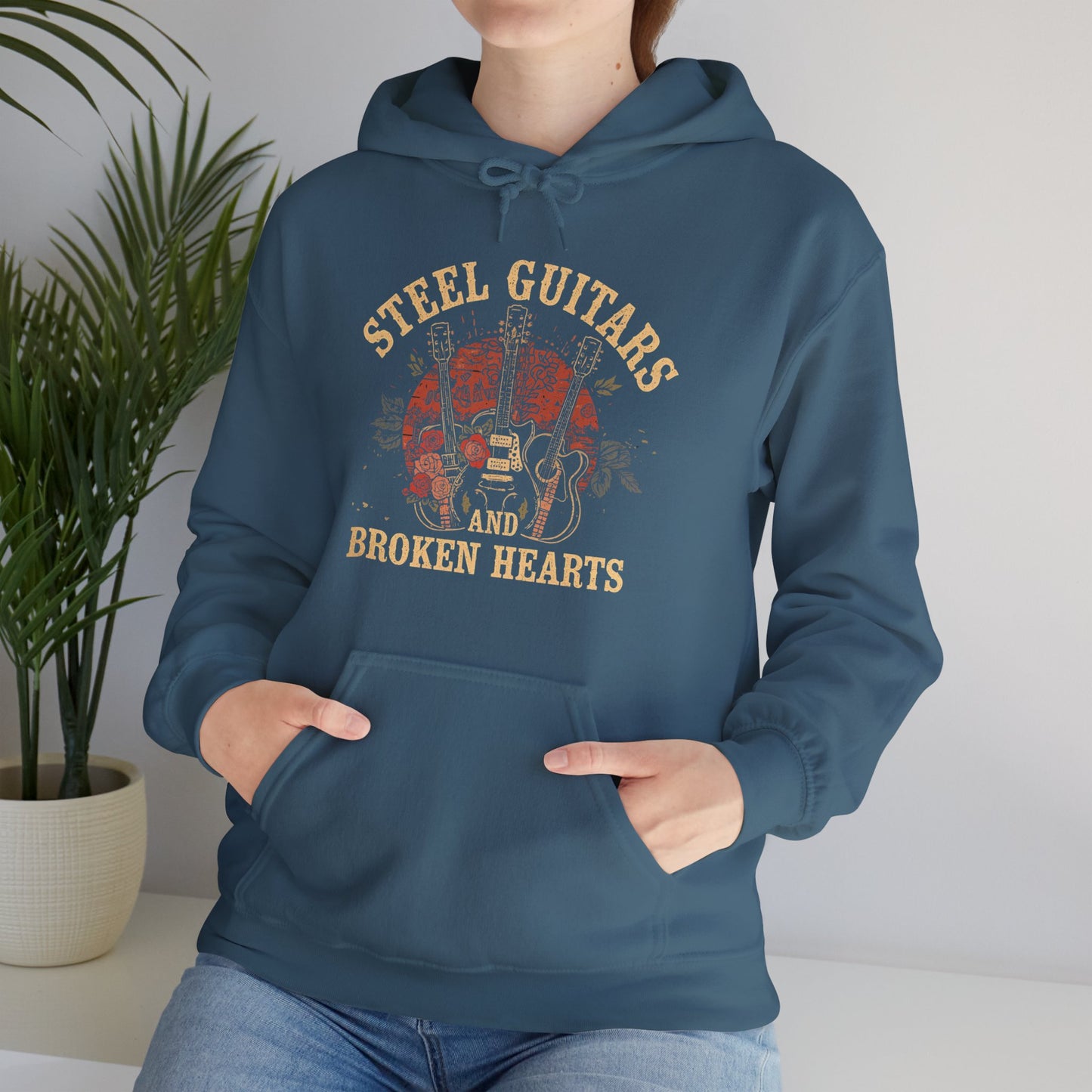 Unisex Hoodie - Steel Guitars and Broken Hearts