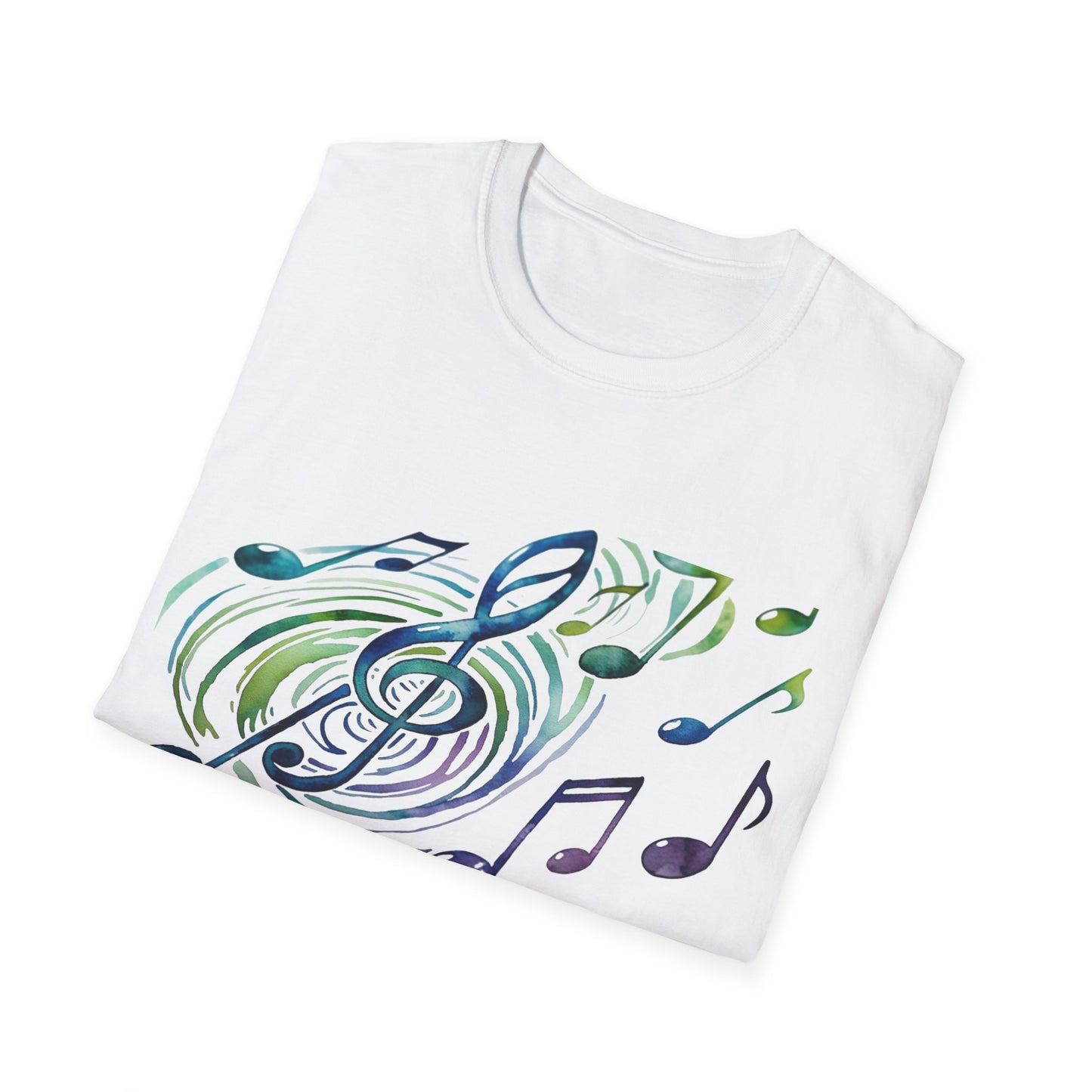 Fun Musical Vibe Unisex Softstyle T-Shirt, Music Lover Tee, Unique Design Shirt, Concert Apparel, Gift for Musicians