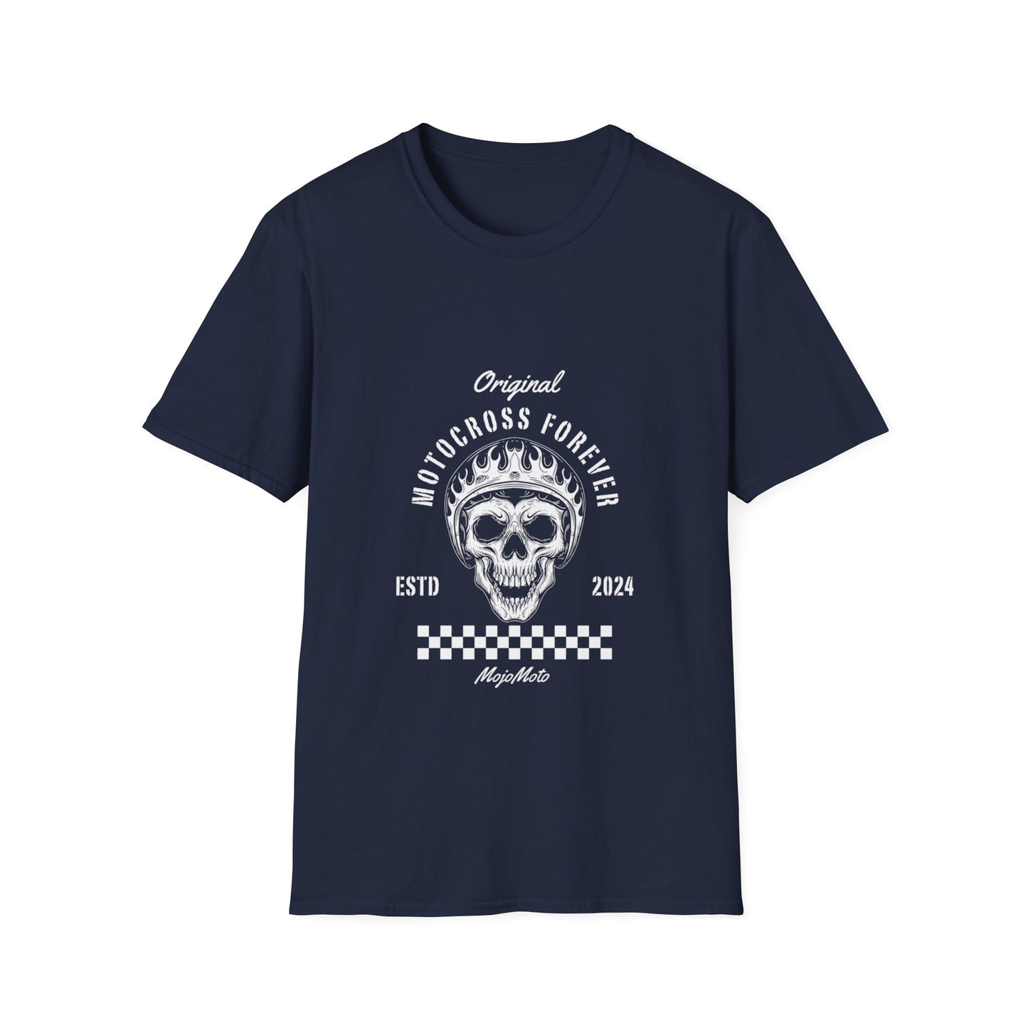 Motocross Forever T-Shirt, Unisex Graphic Tee, Skull Design, Perfect for Riders, Sport Enthusiasts, Gift for Motocross lovers everywhere