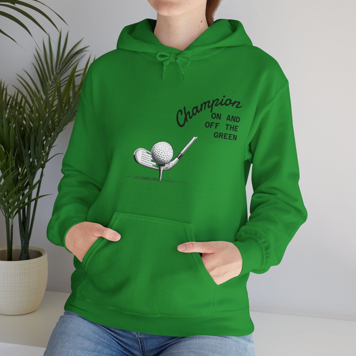 Golf Champion Hoodie, Unisex Golf Sweatshirt, Sports Gift for Him/Her, Casual Golf Apparel, Golf Lover Outfit