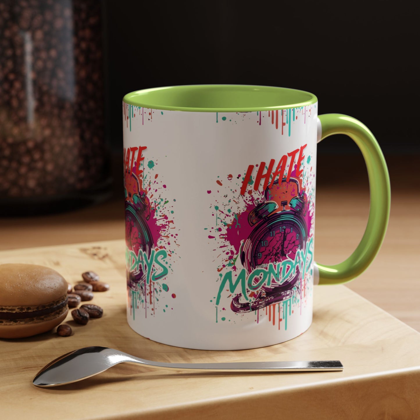 I Hate Mondays Accent Mug