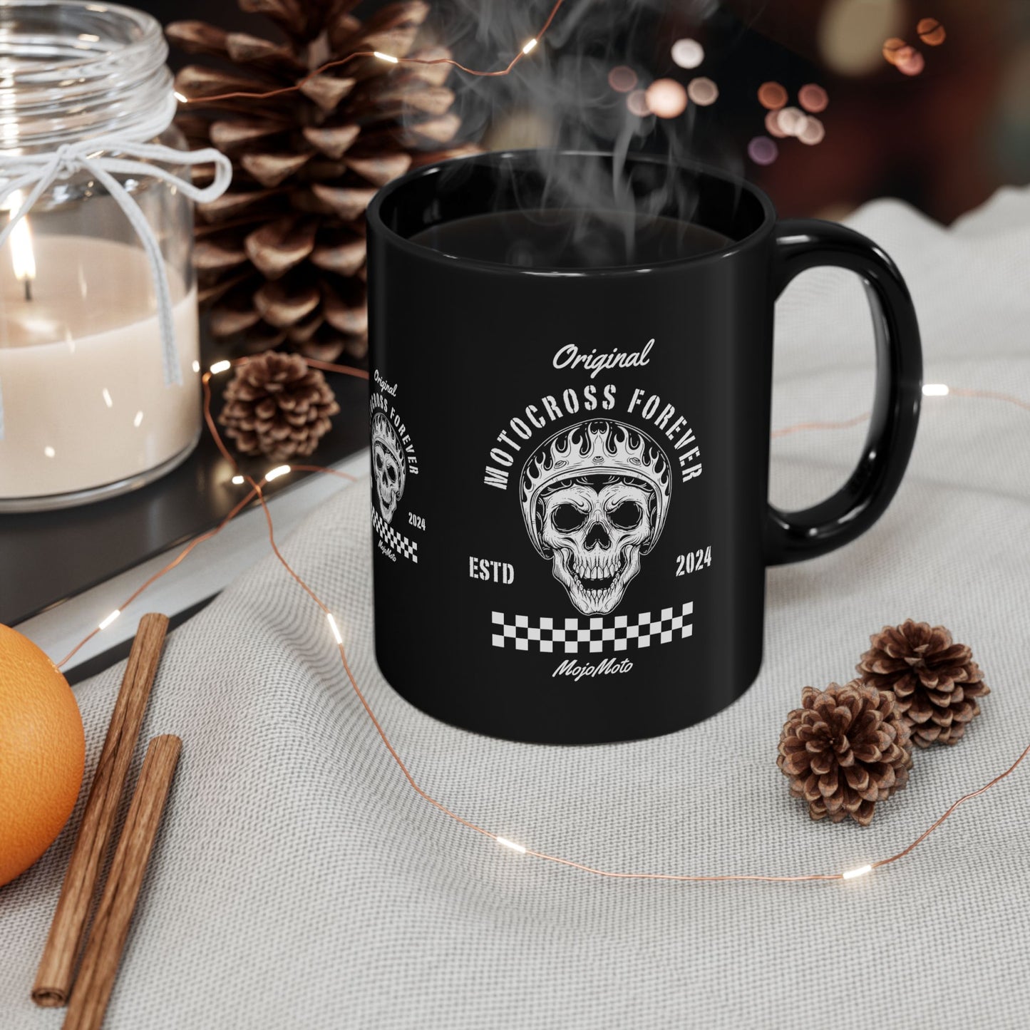 Motocross Forever Black Mug