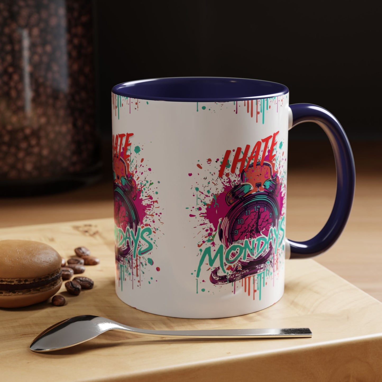 I Hate Mondays Accent Mug