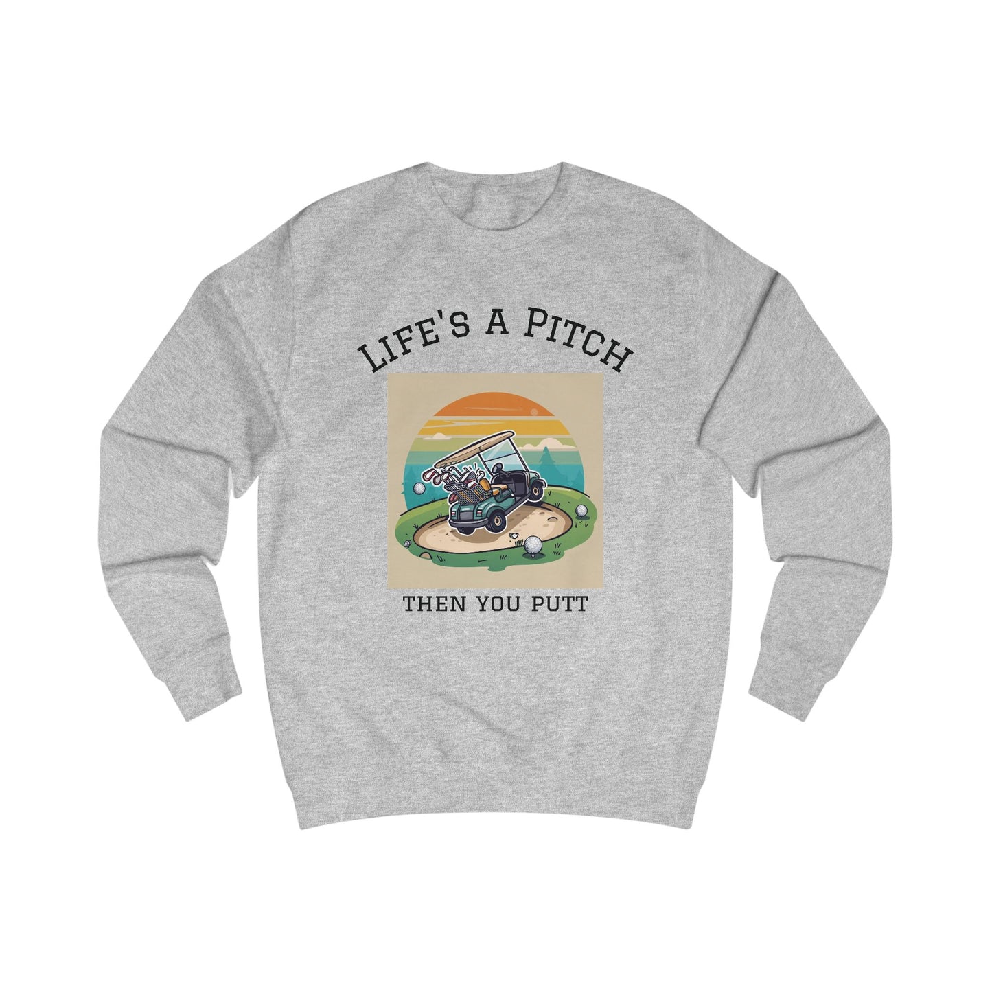 Golfing Life's a Pitch Unisex Swearshirt  - Perfect Gift for Golf Lovers, Comfortable Casual Wear, Great for Celebrations and Everyday Use