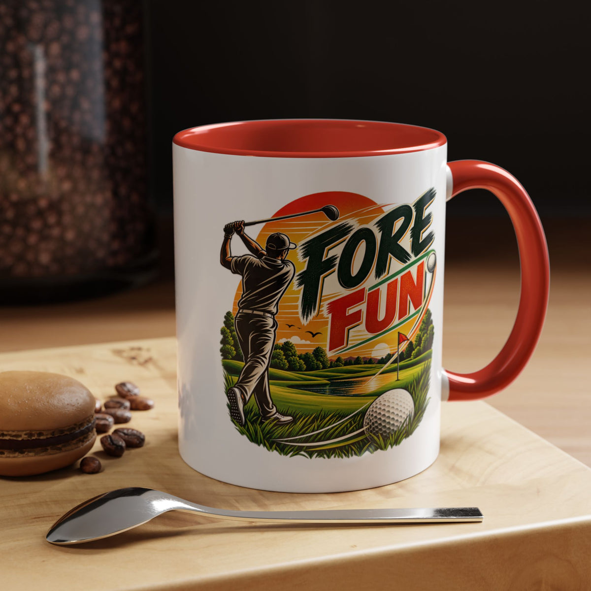 Fore Fun Golf-Tasse – Retro-Golfer-Tasse