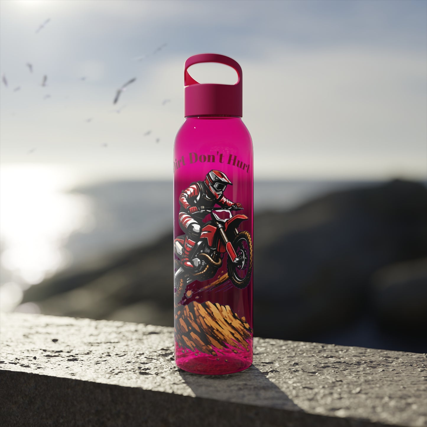 Dirt Don’t Hurt Motocross Water Bottle