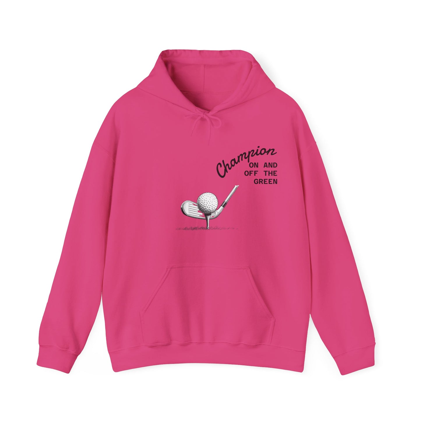 Golf Champion Hoodie, Unisex Golf Sweatshirt, Sports Gift for Him/Her, Casual Golf Apparel, Golf Lover Outfit