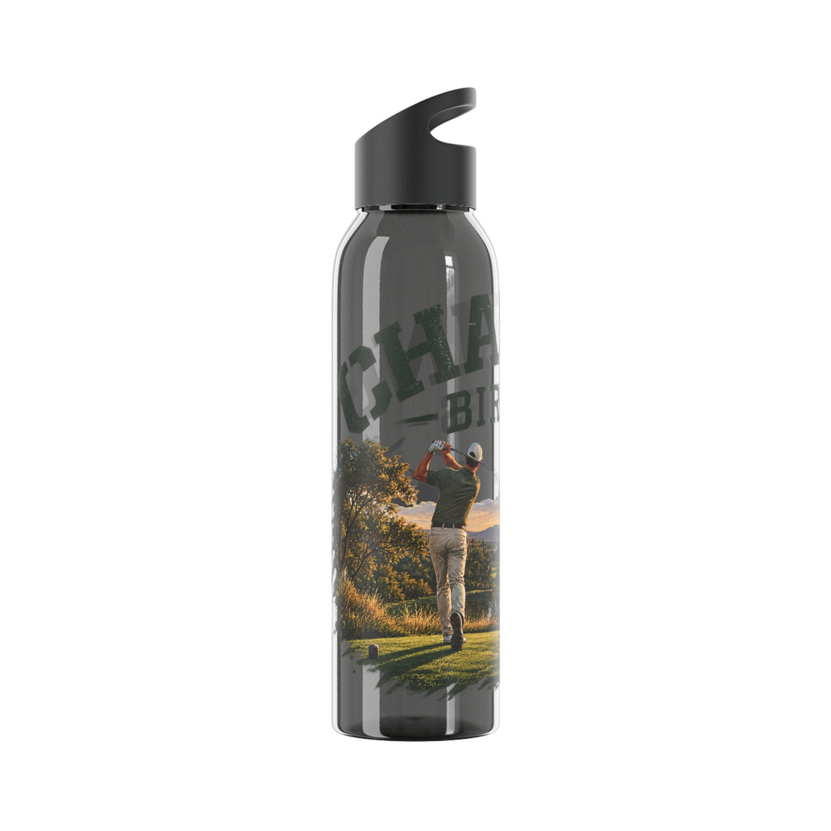 Chasing Birdies Golf Water Bottle – Full Wrap Golfer Design