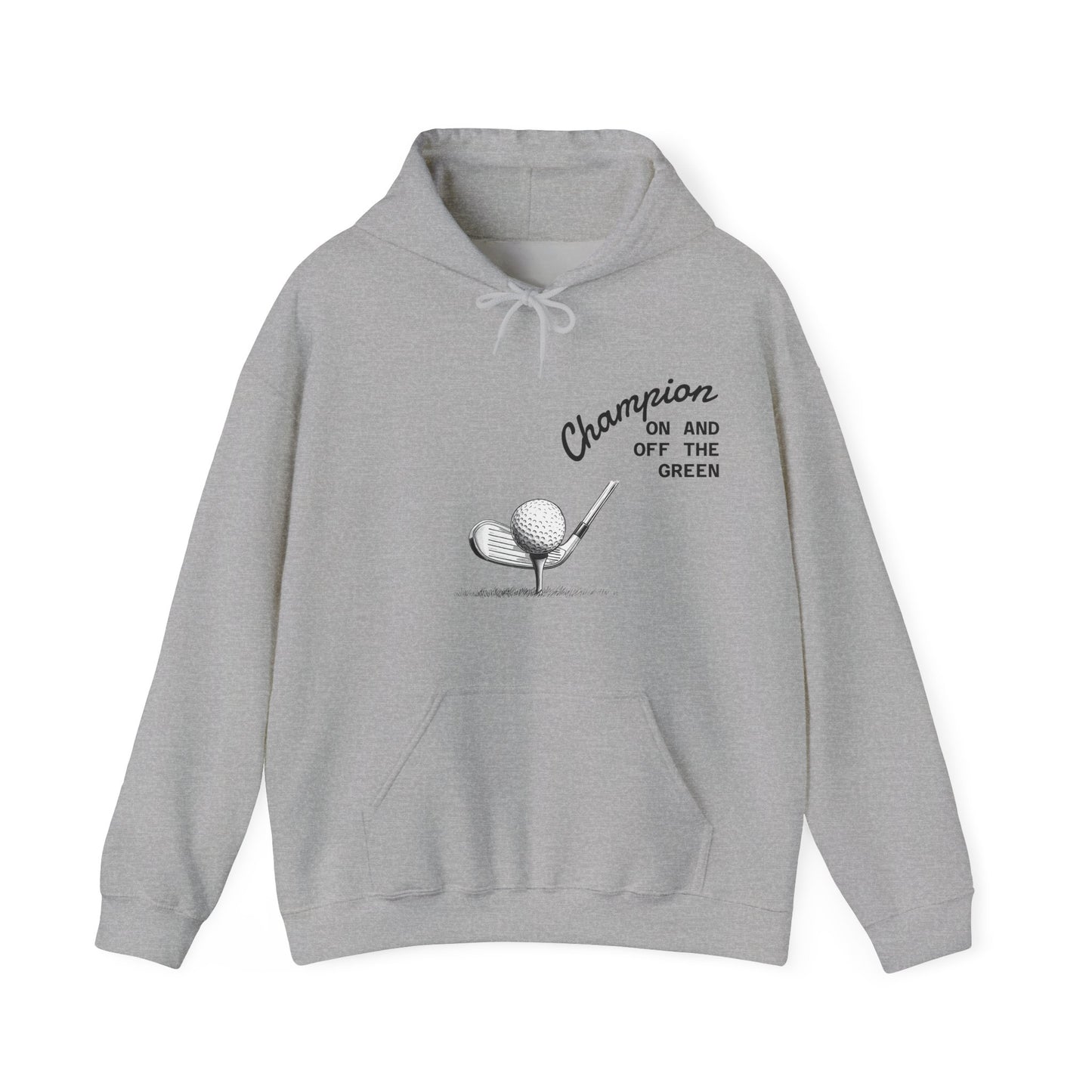 Golf Champion Hoodie, Unisex Golf Sweatshirt, Sports Gift for Him/Her, Casual Golf Apparel, Golf Lover Outfit
