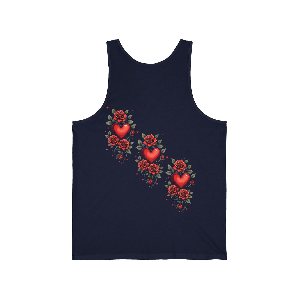 Hearts & Roses Tanktop mit doppelseitigem Print