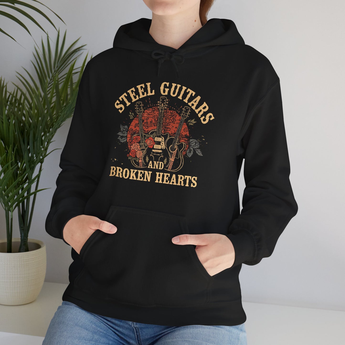 Unisex Hoodie - Steel Guitars and Broken Hearts