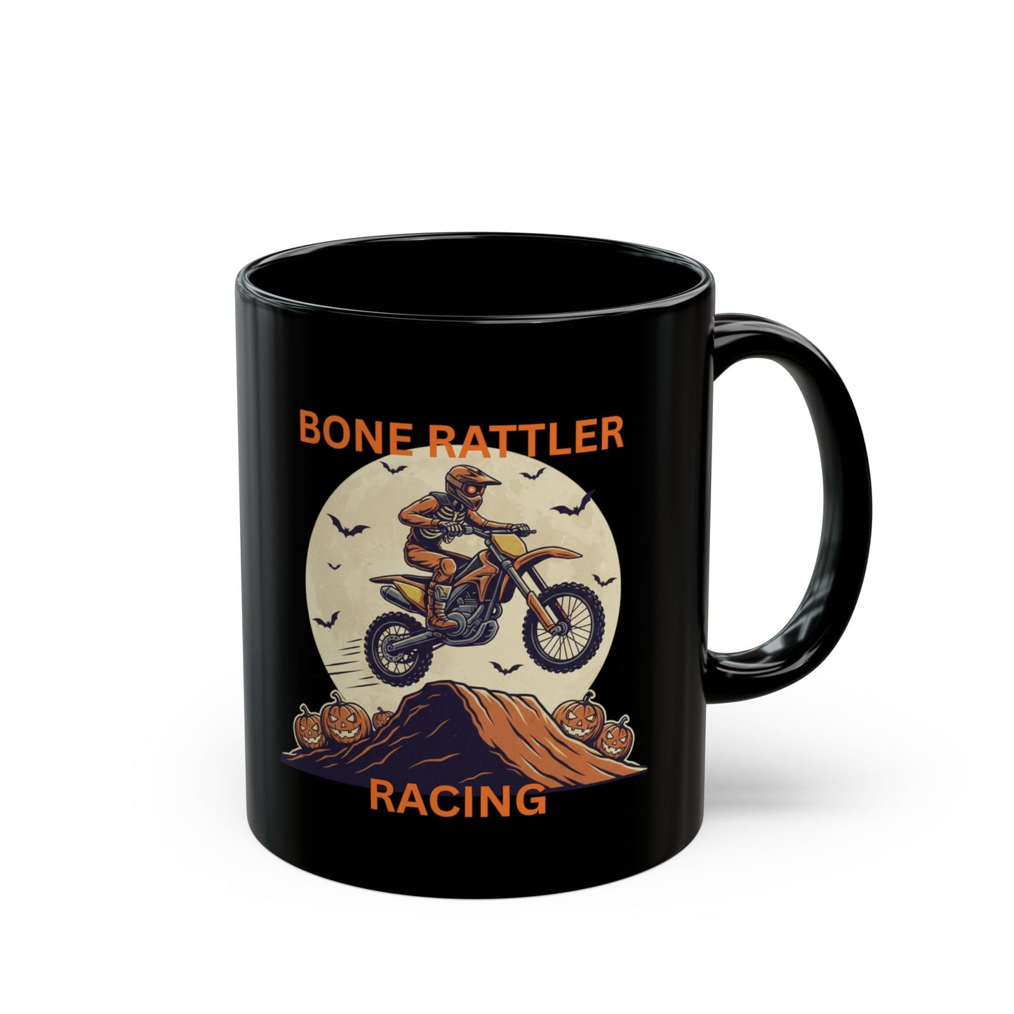 Bone Rattler Motocross Halloween Mug - SJM Print Store