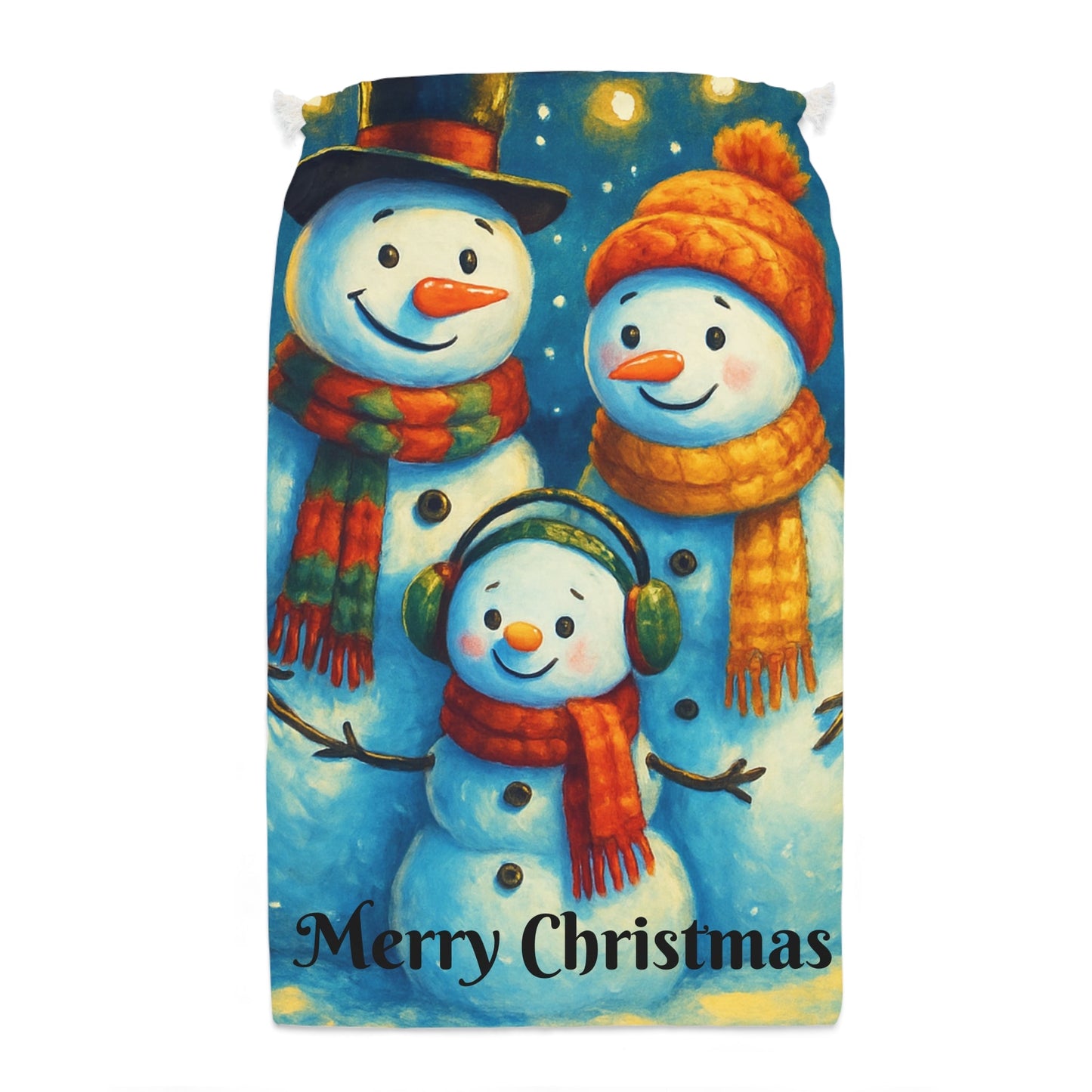 Christmas Snowman Gift Sack - SJM Print Store