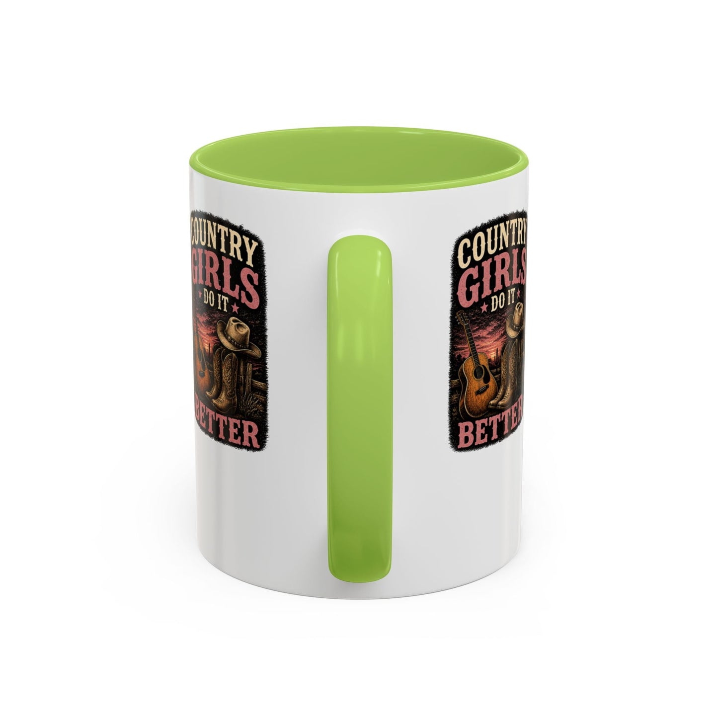 Country Girls Do It Better Accent Mug - SJM Print Store