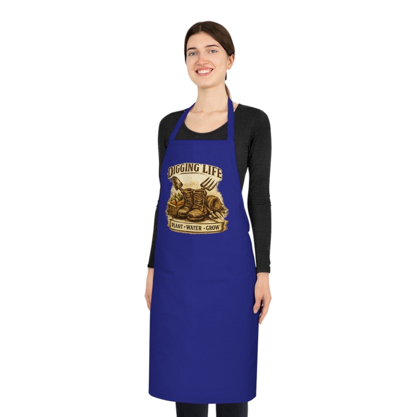 Digging Life Plant Water Grow Cotton Gardening themed Apron - SJM Print Store