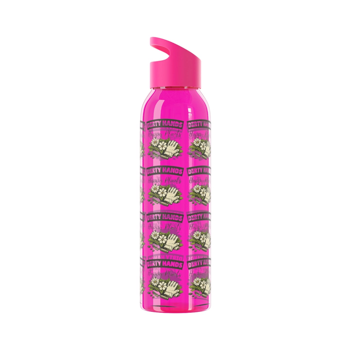 Dirty Hands Happy Plants Gardeners Water Bottle - SJM Print Store