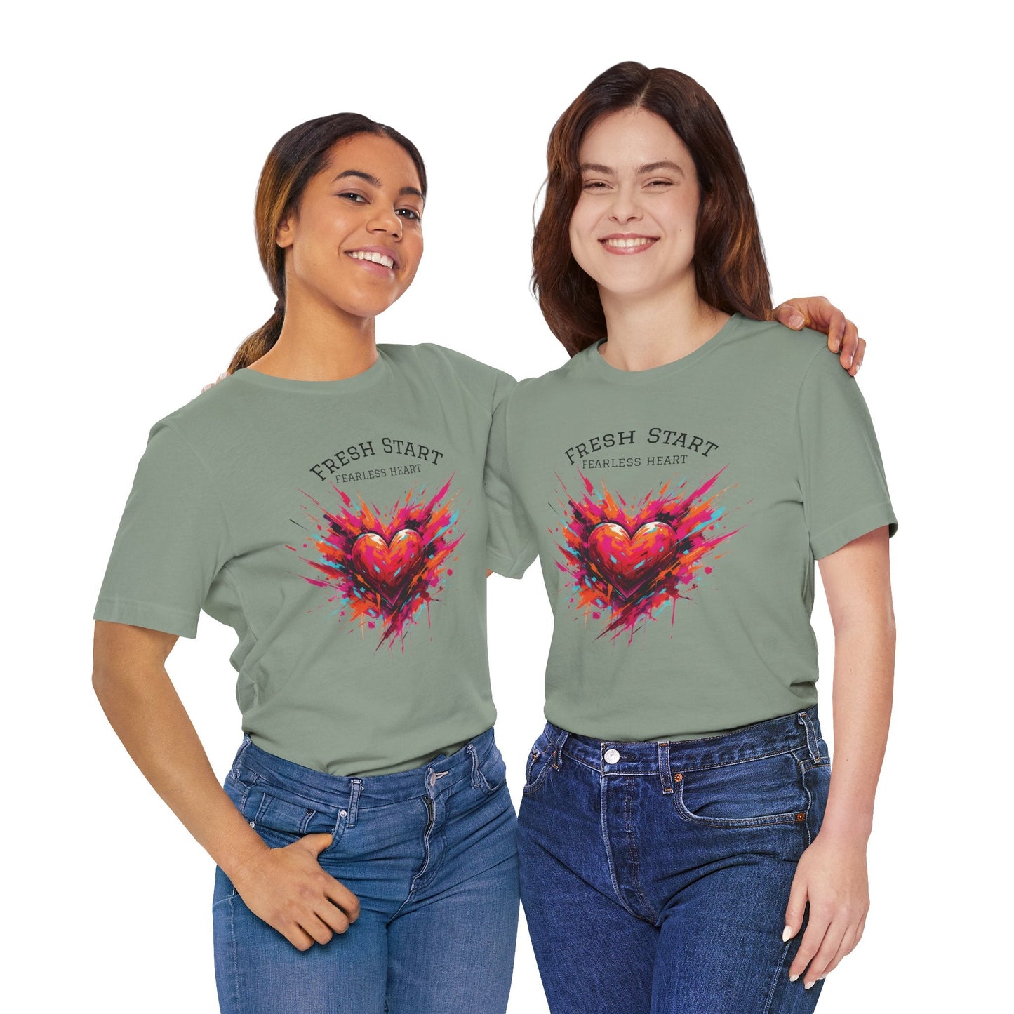 Fresh Start Heart T-Shirt - SJM Print Store