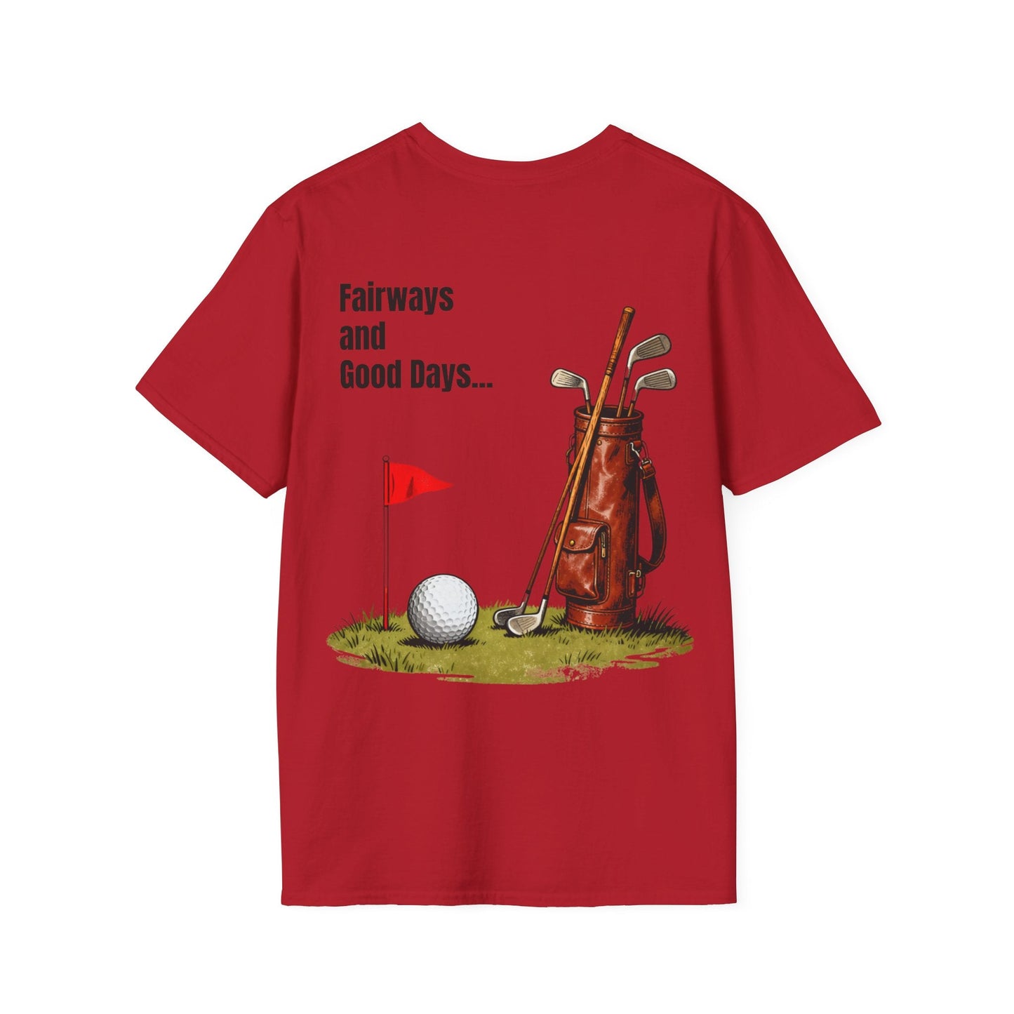 Golf Days Unisex T-Shirt Double - Sided Golf Tee - SJM Print Store