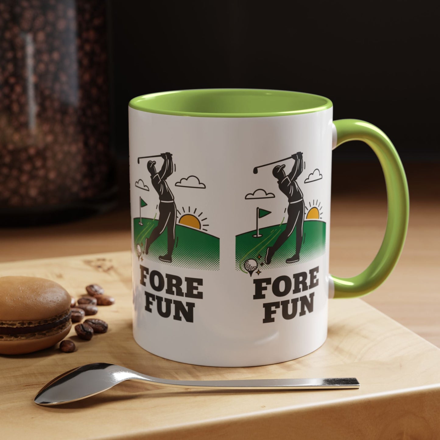 Golf 'Fore Fun' Coffee Mug – Funny Golfer Gift (11oz) - SJM Print Store
