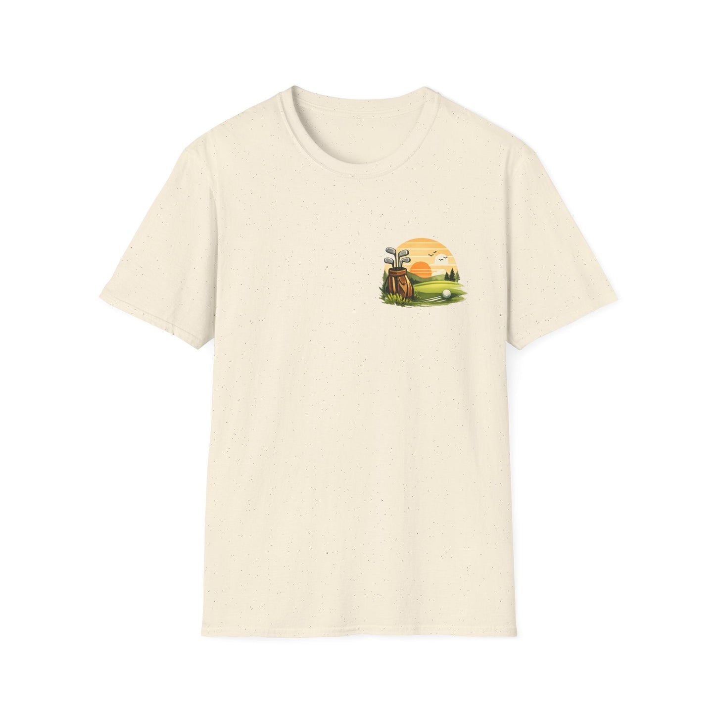 Golf Passion T-Shirt Subtle Front Left Chest Print - SJM Print Store
