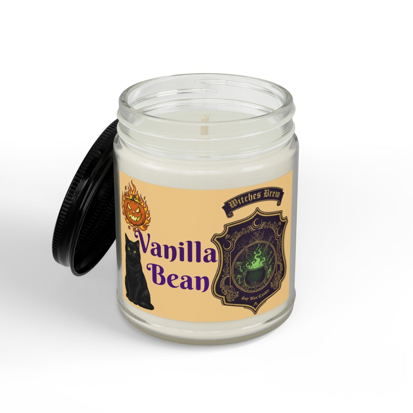 Halloween Vanilla Bean Candle (4oz & 9oz) - SJM Print Store