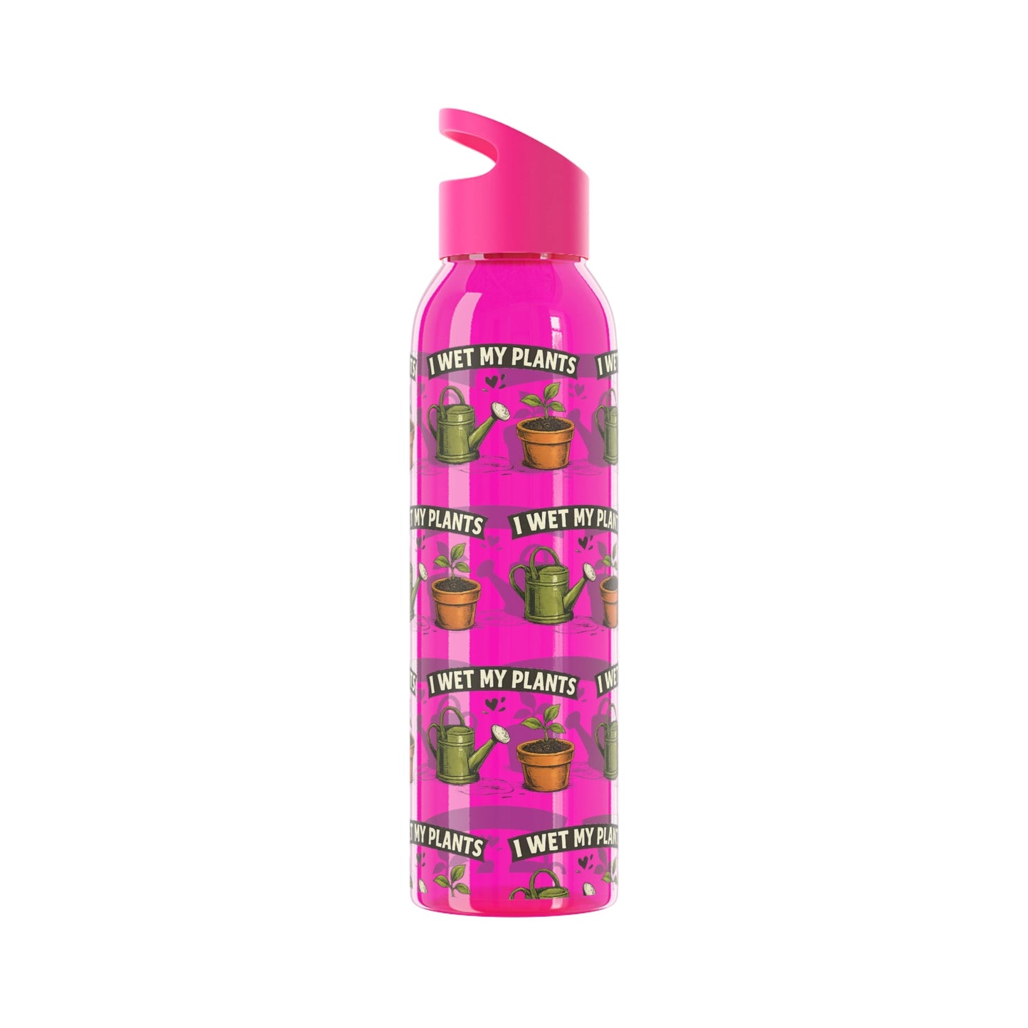 I Wet My Plants Funny Plant Lover Water Bottle - SJM Print Store