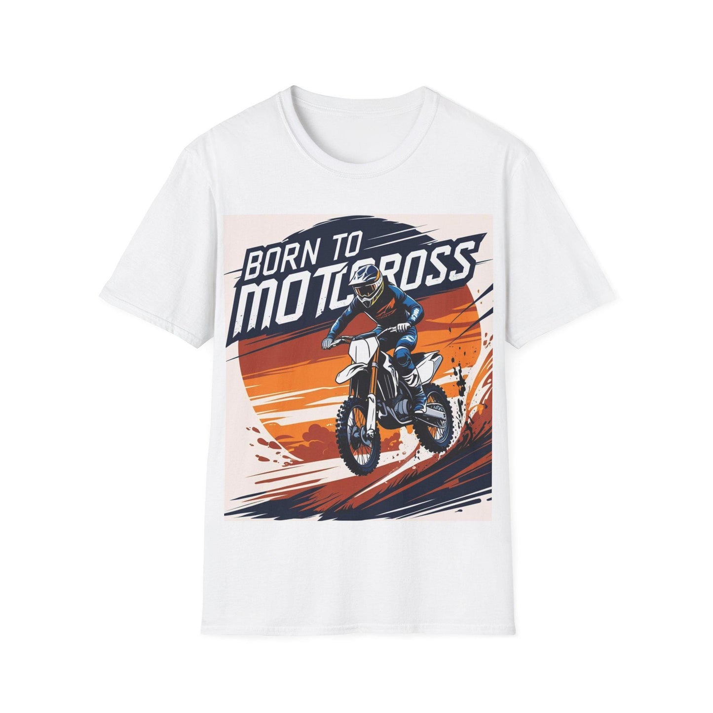 Born to Motocross Unisex Graphic Tee | Birthday Gift, Motocross rider or enthusiast Apparel, Casual Wear