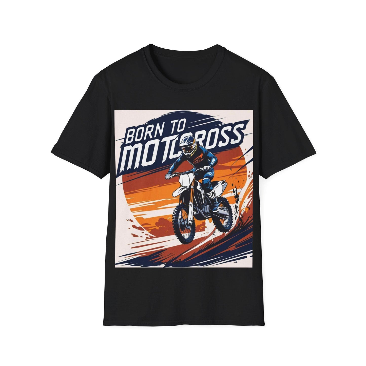 Born to Motocross Unisex Graphic Tee | Birthday Gift, Motocross rider or enthusiast Apparel, Casual Wear
