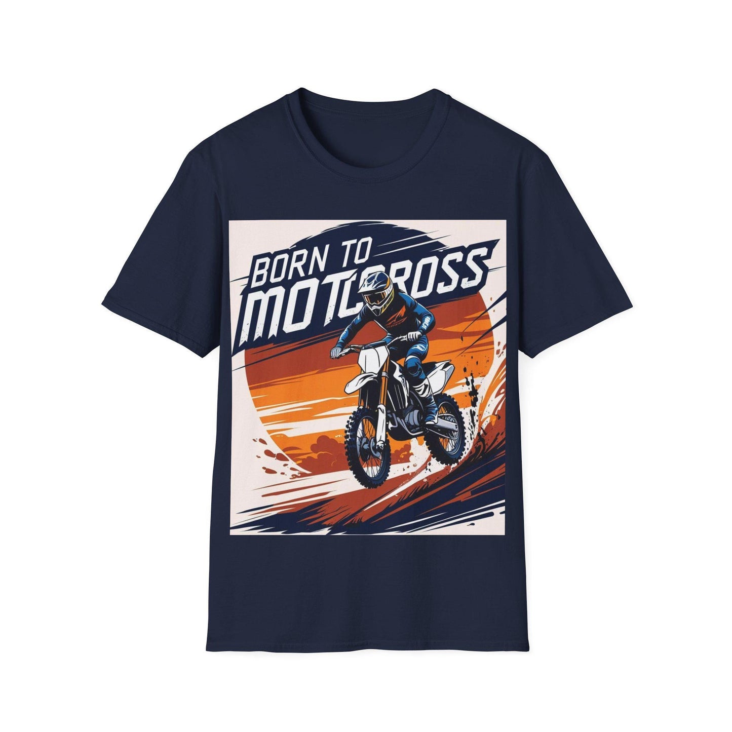 Born to Motocross Unisex Graphic Tee | Birthday Gift, Motocross rider or enthusiast Apparel, Casual Wear