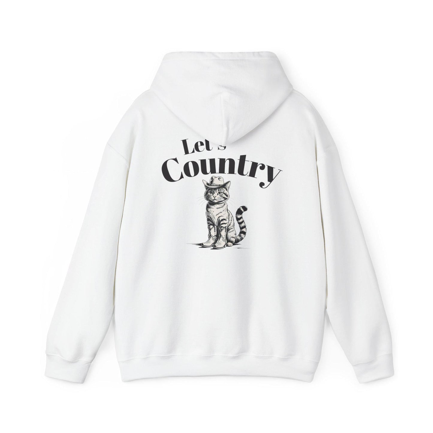 Cowboy Cat Hoodie - Yeehaw Sweatshirt, Country Lover Gift, Unisex Pullover, Outdoor Adventure Wear, Cat Lovers Apparel