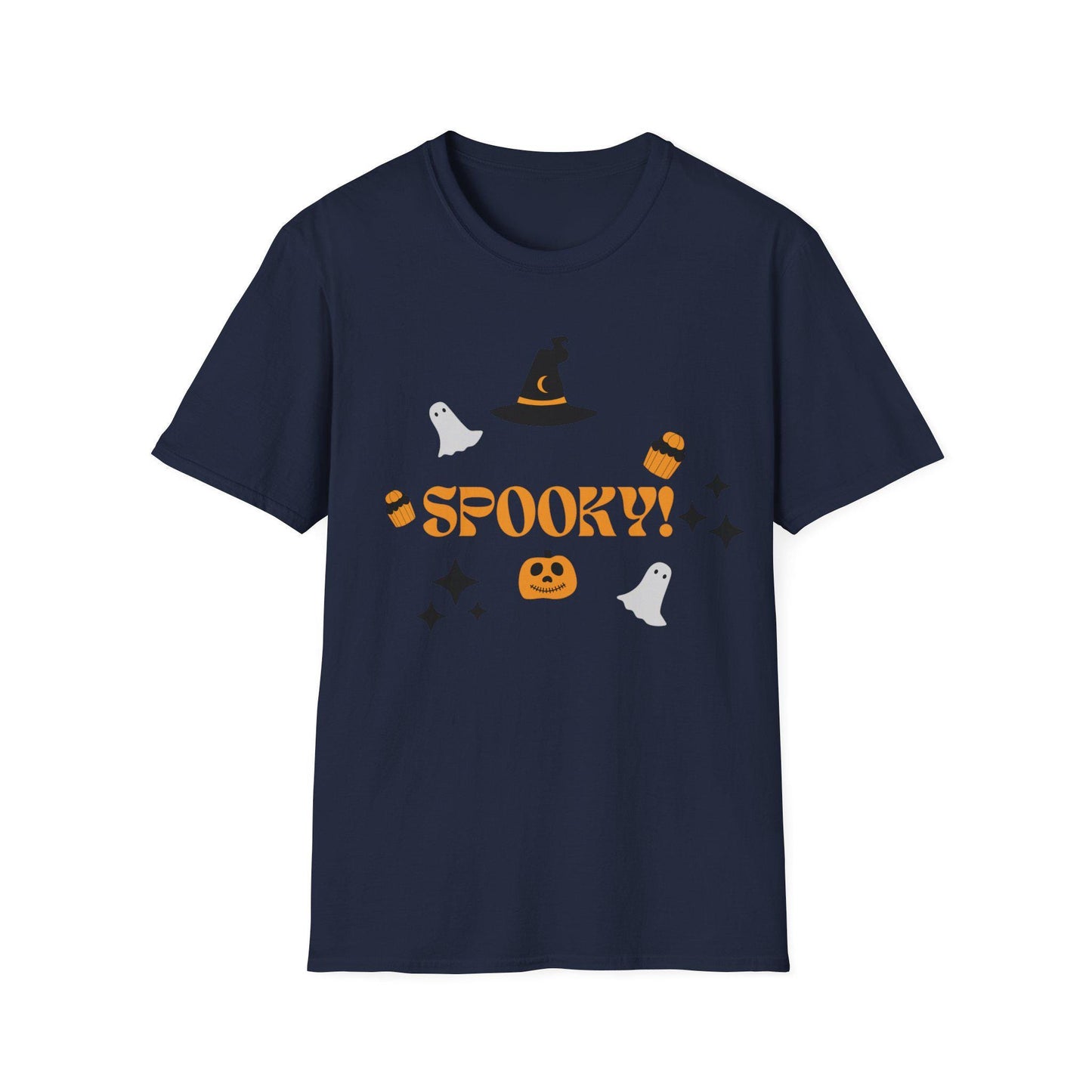 Spooky Halloween T-Shirt: Gothic Horror Theme, Unisex Cotton Tee