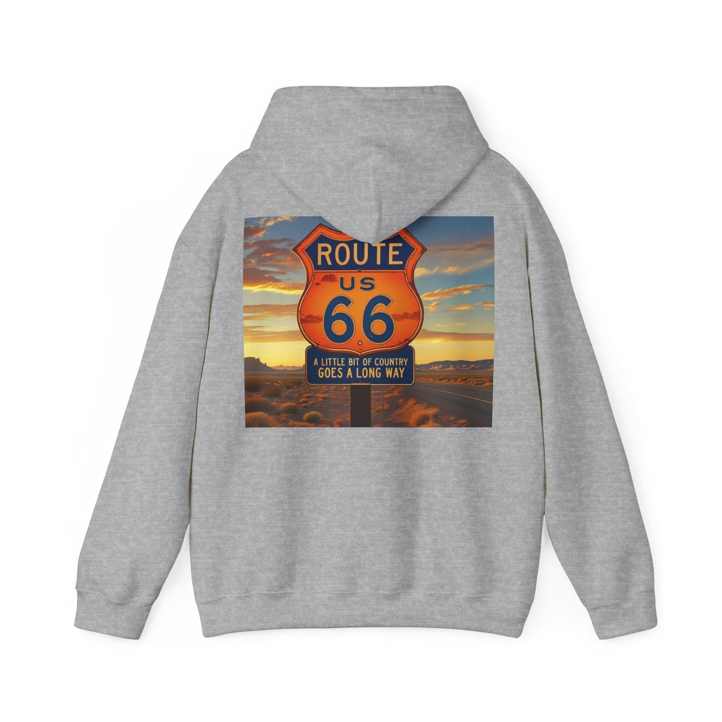 Retro Route 66 Hoodie: Vintage Travel Sweatshirt