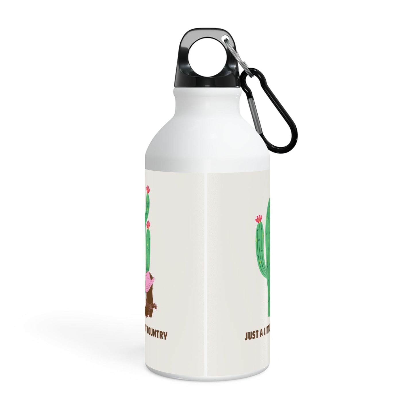 Little bit Country Cactus Oregon Water Bottle - Eco - Friendly Water Bottle, Cute Travel Mug, Summer Gift, Adventure Hydration, Ideal Gift - SJM Print Store