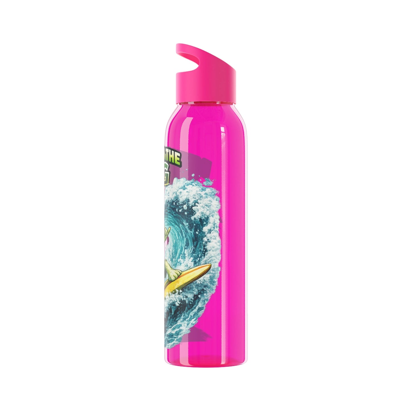 Living on the Veg Surfing Leek Water Bottle - SJM Print Store