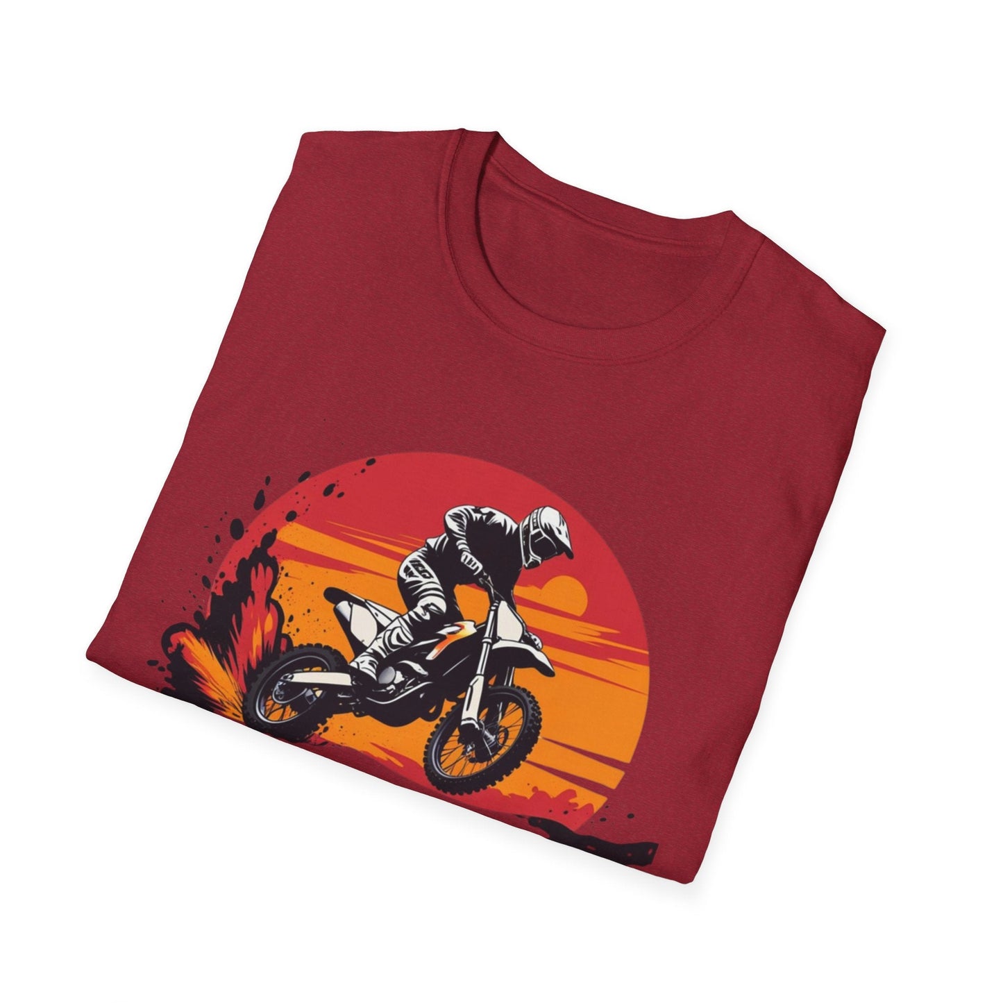 Motocross Sunset T-Shirt Born to Motocross Dirt Bike Tee - SJM Print Store